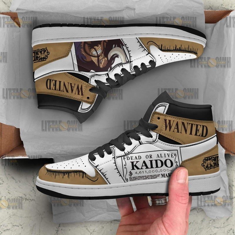 ONE PIECE Kaido Wanted Air Jordan 1 High Sneakers ONE PIECE Kaido Wanted Air Jordan 1 High Sneakers
