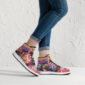 One Piece Monkey D Luffy Armament Haki Ryuo Air Jordan 1 High Sneakers Mockup 3.jpg - demo10