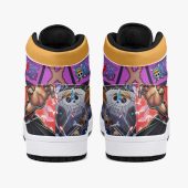 One Piece Monkey D Luffy Armament Haki Ryuo Air Jordan 1 High Sneakers Mockup 4.jpg - demo10