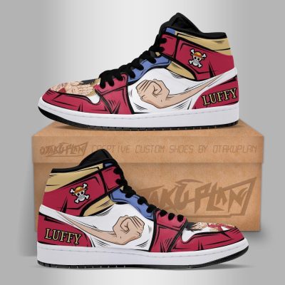 ONE PIECE Monkey D Luffy Gomu Gomu Air Jordan 1 High Sneakers