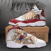 ONE PIECE Monkey D Luffy Gomu Gomu Air Jordan 13 Shoes