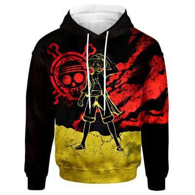 ONE PIECE Monkey D Luffy Pullover Hoodie V2