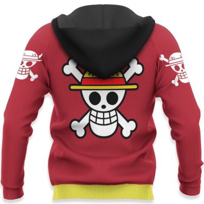 ONE PIECE Monkey D Luffy Uniform Pullover Hoodie
