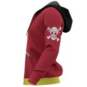 One Piece Monkey D Luffy Uniform Zip Up Hoodie Mockup 2.jpeg - demo10