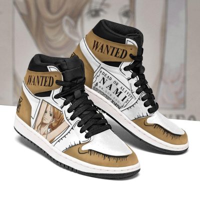 ONE PIECE Nami Wanted Air Jordan 1 High Sneakers