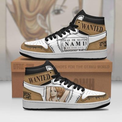 ONE PIECE Nami Wanted Air Jordan 1 High Sneakers