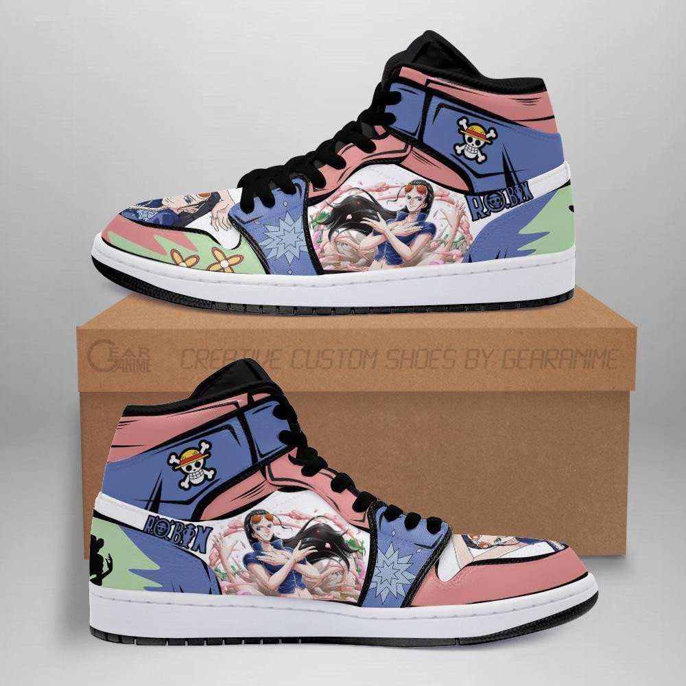 ONE PIECE Nico Robin Air Jordan 1 High Sneakers V1 ONE PIECE Nico Robin Air Jordan 1 High Sneakers V1