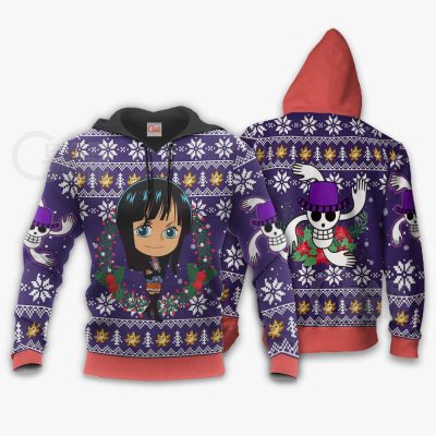 ONE PIECE Nico Robin Ugly Christmas Pullover Hoodie