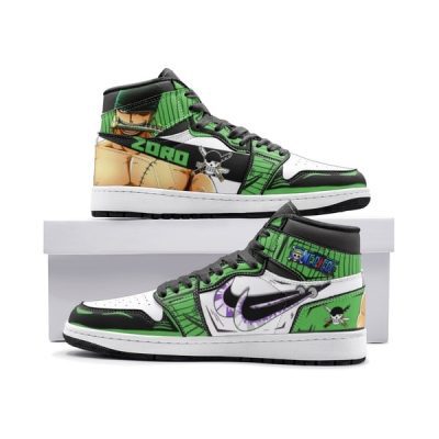 ONE PIECE Roronoa Zoro Anime Air Jordan 1 High Sneakers