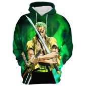 ONE PIECE Roronoa Zoro Pullover Hoodie V1