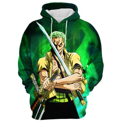 ONE PIECE Roronoa Zoro Pullover Hoodie V1