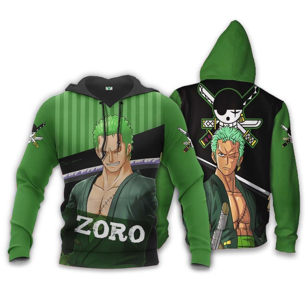 ONE PIECE Roronoa Zoro Pullover Hoodie V2 ONE PIECE Roronoa Zoro Pullover Hoodie V2