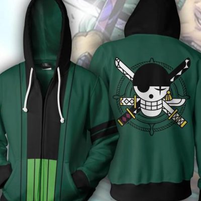 ONE PIECE Roronoa Zoro Pullover Hoodie V3