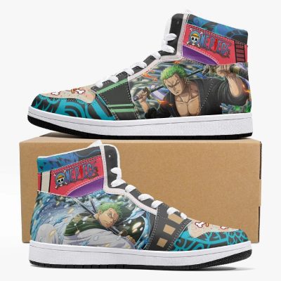 ONE PIECE Roronoa Zoro Wano Air Jordan 1 High Sneakers