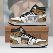 One Piece Roronoa Zoro Wanted Air Jordan 1 High Sneakers Mockup.jpg - demo10
