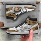 One Piece Roronoa Zoro Wanted Air Jordan 1 High Sneakers Mockup 3.jpg - demo10