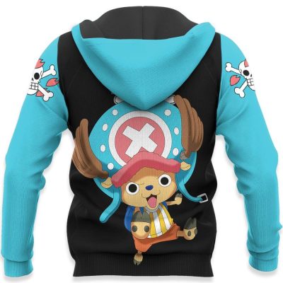 ONE PIECE Tony Tony Chopper Blue Pullover Hoodie