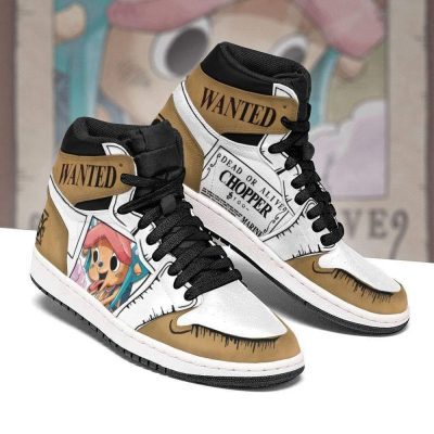 ONE PIECE Tony Tony Chopper Wanted Air Jordan 1 High Sneakers
