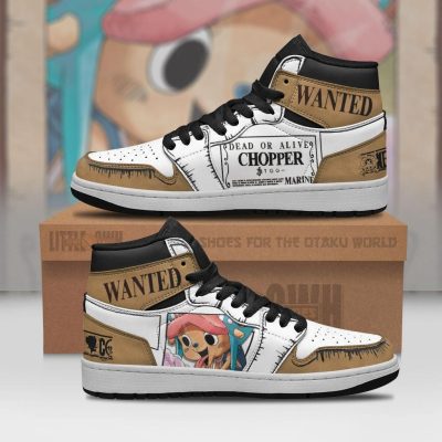 ONE PIECE Tony Tony Chopper Wanted Air Jordan 1 High Sneakers