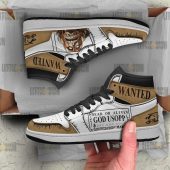 One Piece Usopp Wanted Air Jordan 1 High Sneakers Mockup 3.jpg - demo10
