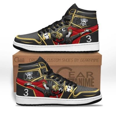 ONE PIECE Vinsmoke Sanji Raid Suit Air Jordan 1 High Sneakers