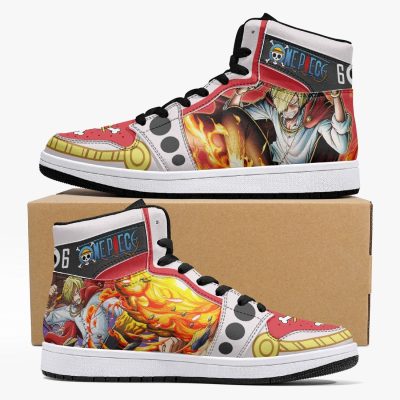 ONE PIECE Vinsmoke Sanji Whole Cake Island Air Jordan 1 High Sneakers