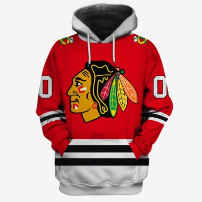 MON-YOURNAME_NHLBlackhawks Personalized Chicago Blackhawks Limited Edition 3D All Over Printed Shirts For Men & Women - OldSchoolThings - Personalize Your Own New & Retro Sports Jerseys, Hoodies, T Shirts