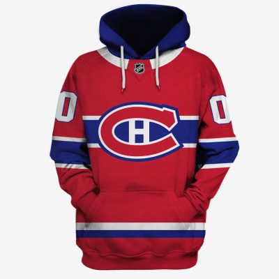 OSC-YOURNAME_NHLCanadiens Personalized Montreal Canadiens Limited Edition 3D All Over Printed Shirts For Men & Women - OldSchoolThings - Personalize Your Own New & Retro Sports Jerseys, Hoodies, T Shirts