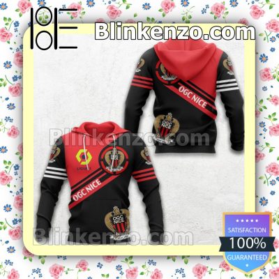 OGC Nice Ligue 1 Pullover Hoodie