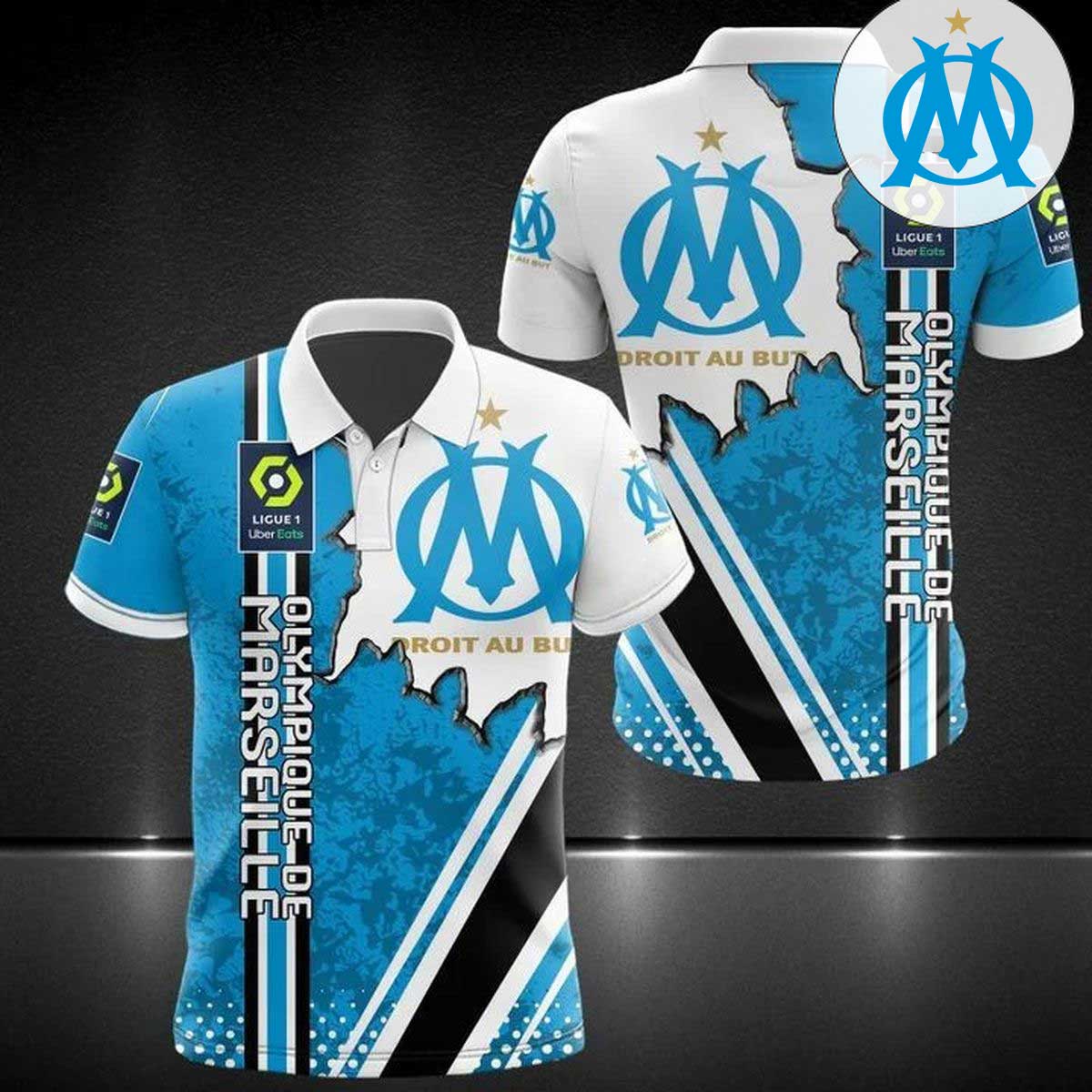 Olympique de Marseille Limited Polo Shirt Olympique de Marseille Limited Polo Shirt