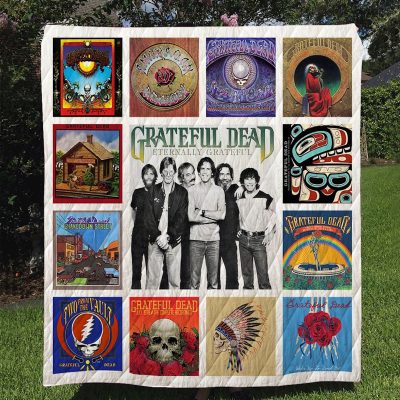 Grateful Dead Albums Quilt Blanket V2