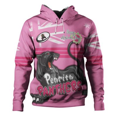 Penrith Panthers Hoodie - Happy Australia Day We Are One And Free V2