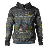 Penrith Panthers Christmas Custom Hoodie - Chrissie Spirit Black Hoodie
