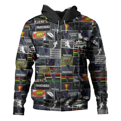 Penrith Panthers Hoodie - Team Of Us Die Hard Fan Supporters Comic Style