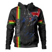Penrith Panthers Hoodie - Happy Australia Day Flag Scratch Style