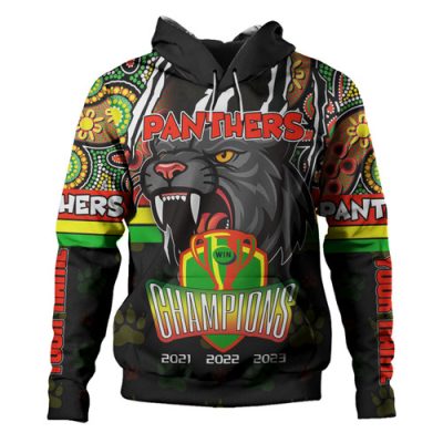 Penrith Panthers Hoodie - Custom Talent Win Games But Teamwork And Intelligence Win Championships With Aboriginal Style