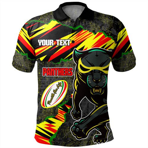 Penrith Panthers Polo Shirt - Theme Song Penrith Panthers Polo Shirt - Theme Song