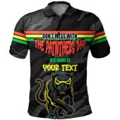 Penrith Panthers Father's Day Polo Shirt - Screaming Dad and Crazy Fan