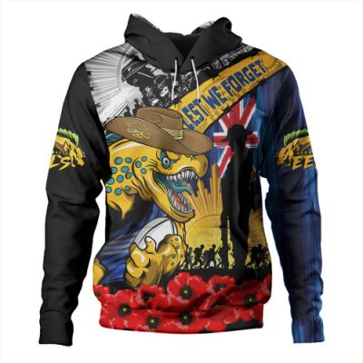Parramatta Eels Hoodie United In Spirit Anzac Day Tribute