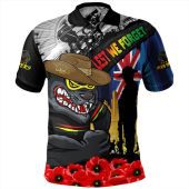 Penrith Panthers Polo Shirt United In Spirit Anzac Day Tribute