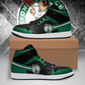 NBA Boston Celtics Green Black Air Jordan 1 High Sneakers V3