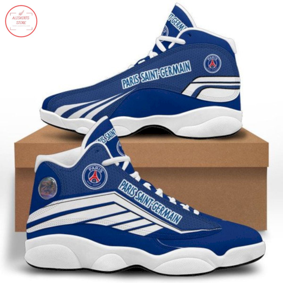 Paris Saint-Germain FC Blue White Air Jordan 13 Shoes Paris Saint-Germain FC Blue White Air Jordan 13 Shoes