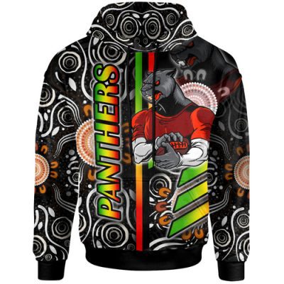 Penrith Panthers Hoodie - Custom Penrith Panthers Ball Aboriginal Inspired Indigenous Sport Style Hoodie