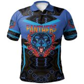 Penrith Panthers Polo Shirt - Custom Angry Panther Style Polo Shirt