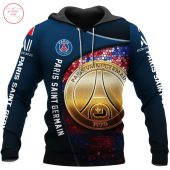 Paris Saint-Germain FC Blue 1970 Pullover Hoodie