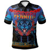 Penrith Panthers Polo Shirt - Custom Angry Panther Style Polo Shirt
