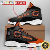 Personalized Chicago Bears Nfl Football Team Air Jordan 13 Sneaker Shoes