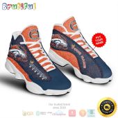 Personalized Denver Broncos Nfl Custom Air Jordan 13 Shoes
