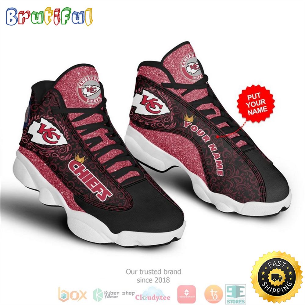Personalized Kansas City Chiefs Nfl 4 Football Air Jordan 13 Sneaker Shoes Personalized Kansas City Chiefs Nfl 4 Football Air Jordan 13 Sneaker Shoes