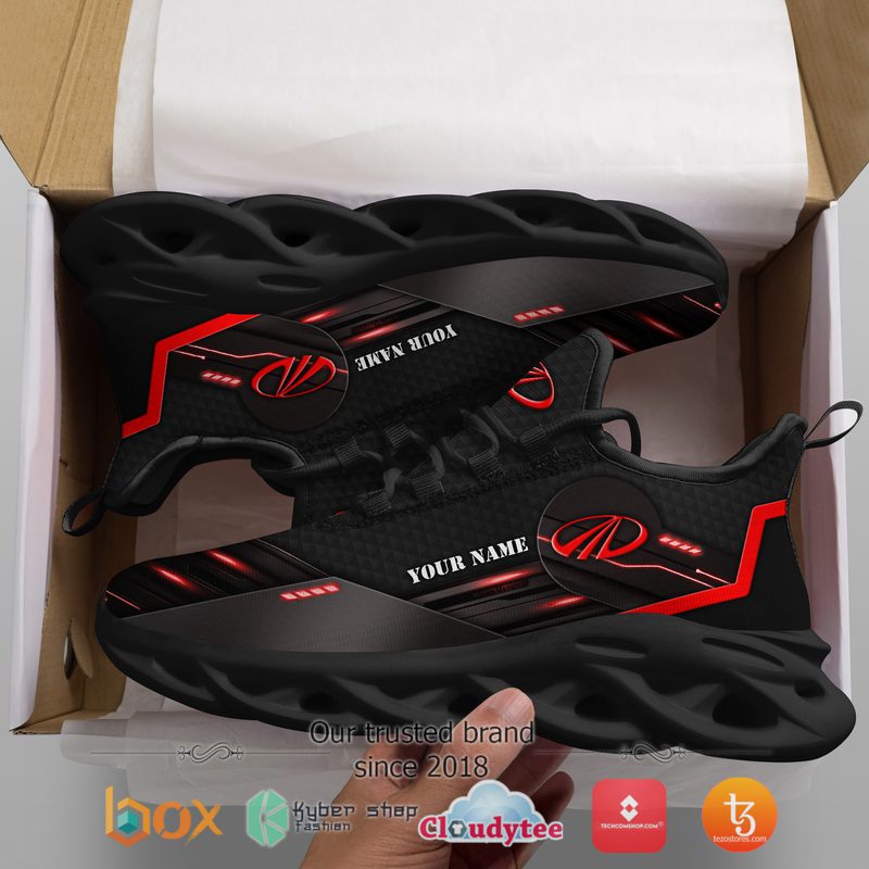 Mahindra Custom Name Black Clunky Max Soul Shoes